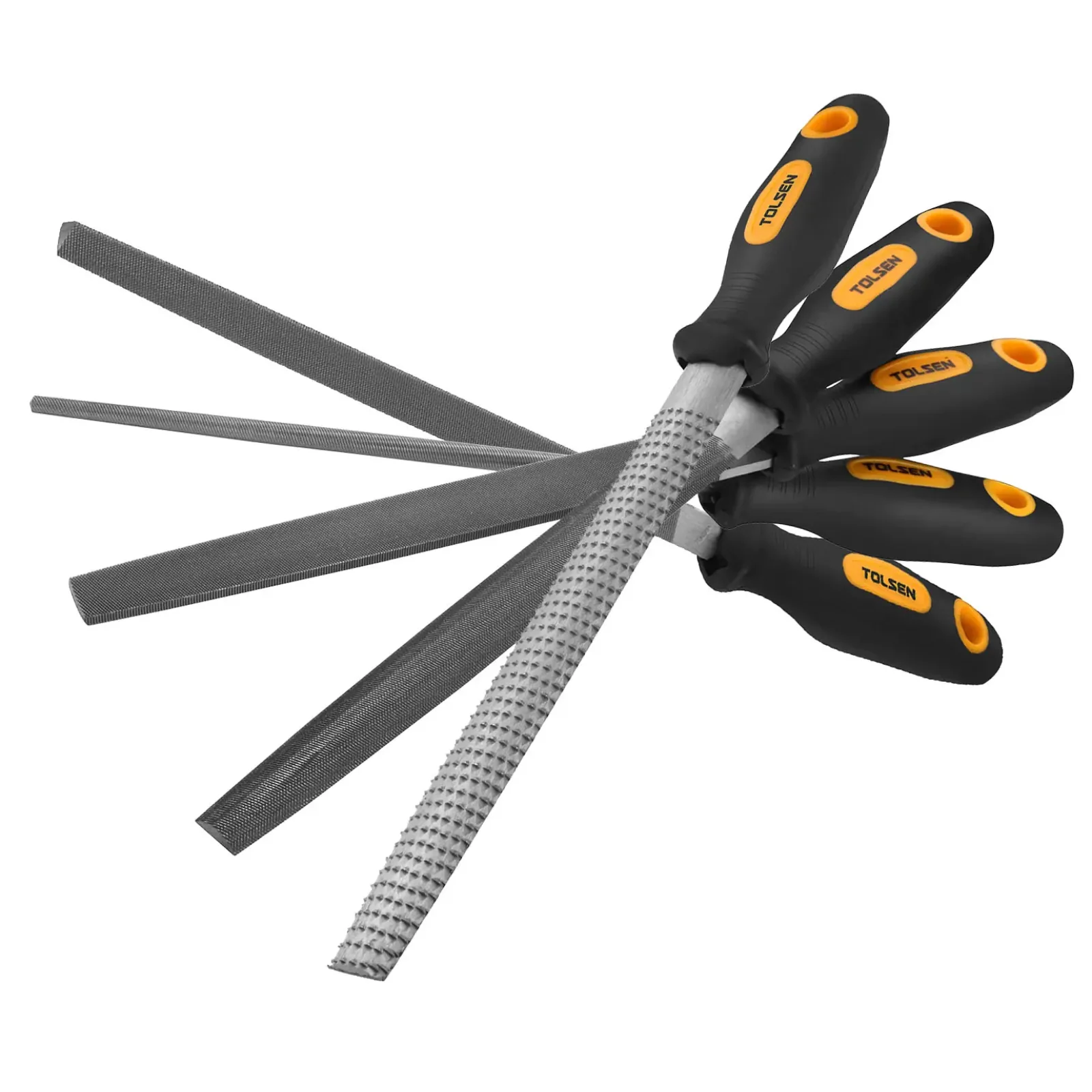 Напилок по металу та дереву Tolsen, набір 5шт (32038) UA