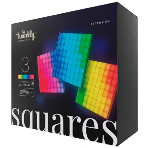 Панель Smart LED Twinkly Squares 3 RGB, Gen II, IP20, 16x16см, розширення до TWQ064STW-07-BEU, TWQ064STW-03-BAD UA