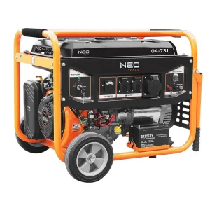Генератор бензиновий Neo Tools 230В (1 фаза), 6/6.5кВт, електростарт, AVR, 85кг (04-731) UA