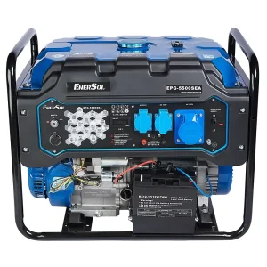 Генератор бензиновий EnerSol 230В 5/5.5кВт електростартер двигун EnerSol ES-390G 78.4кг (EPG-5500SEA) UA