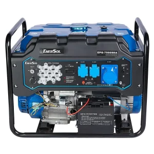 Генератор бензиновий EnerSol 230В 7/7.5кВт електростартер двигун EnerSol ES-450G 84.5кг (EPG-7500SEA) UA