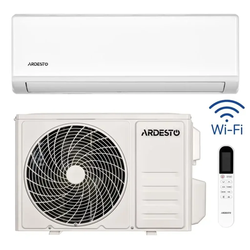 Кондиціонер Ardesto CoolAir 20м2 on/off 7000BTU 2.0кВт A/A -7°С Wi-Fi R32 білий (ARD-ACS07) UA