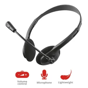 Гарнітура для ПК Trust Primo Chat 3.5mm Black, 21665_TRUST UA