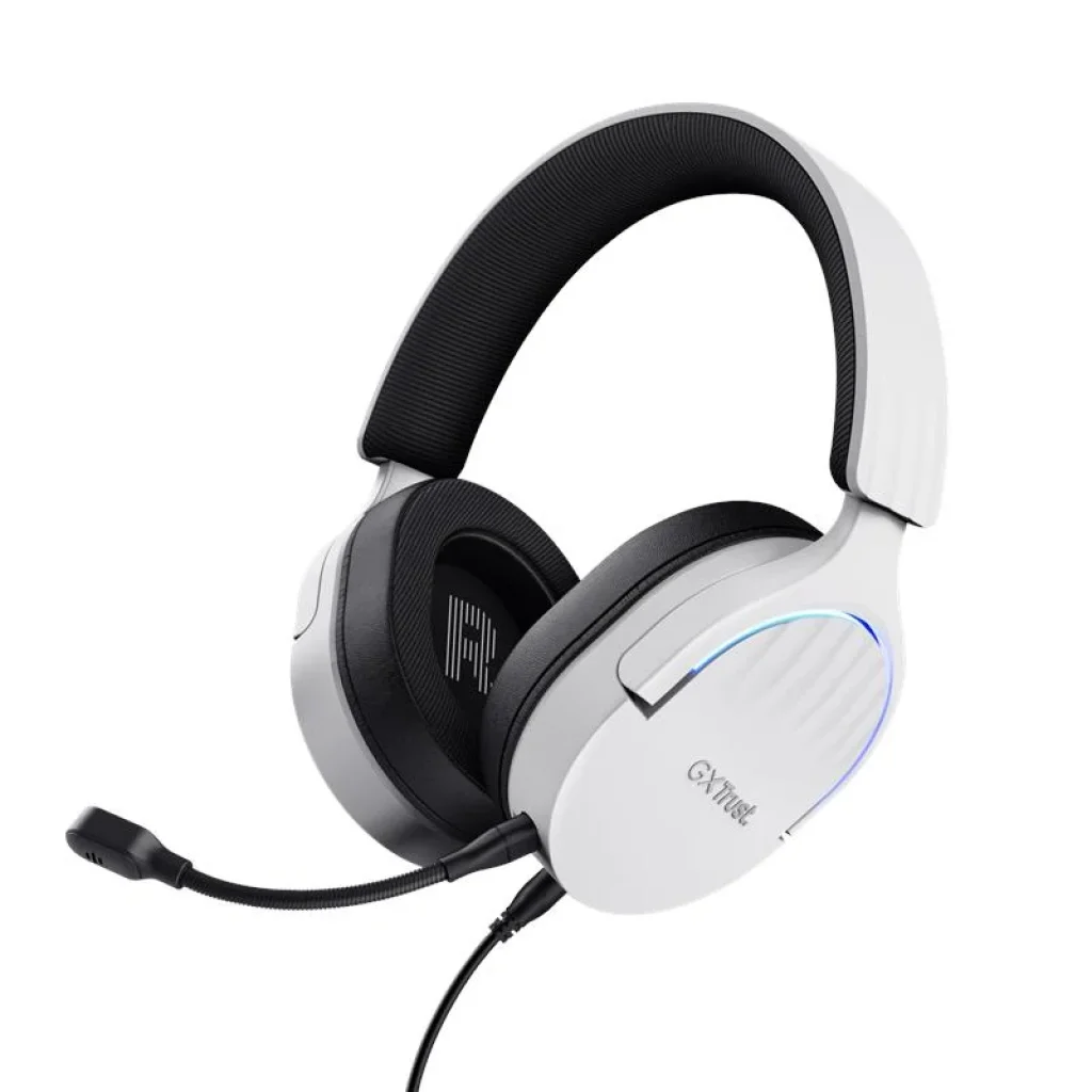 Гарнитура игровая Trust GXT 490 FAYZO, 7.1, USB-A, 2м, белый, 25302_TRUST UA