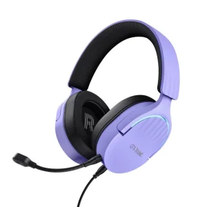 Гарнітура ігрова Trust GXT 490 FAYZO, 7.1, USB-A, 2м, фіолетовий, 25303_TRUST UA