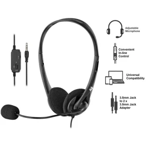 Гарнітура для ПК 2E CH11, On-Ear, 3.5mm / 2*3.5mm, 2E-CH11SJ UA