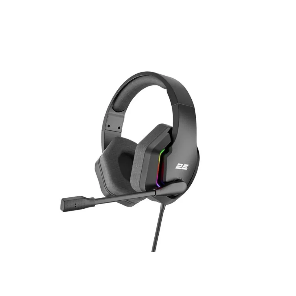 Гарнітура ігрова 2E GAMING HG315, 7.1, USB-A, RGB, 2м, чорний, 2E-HG315BK-7.1 UA