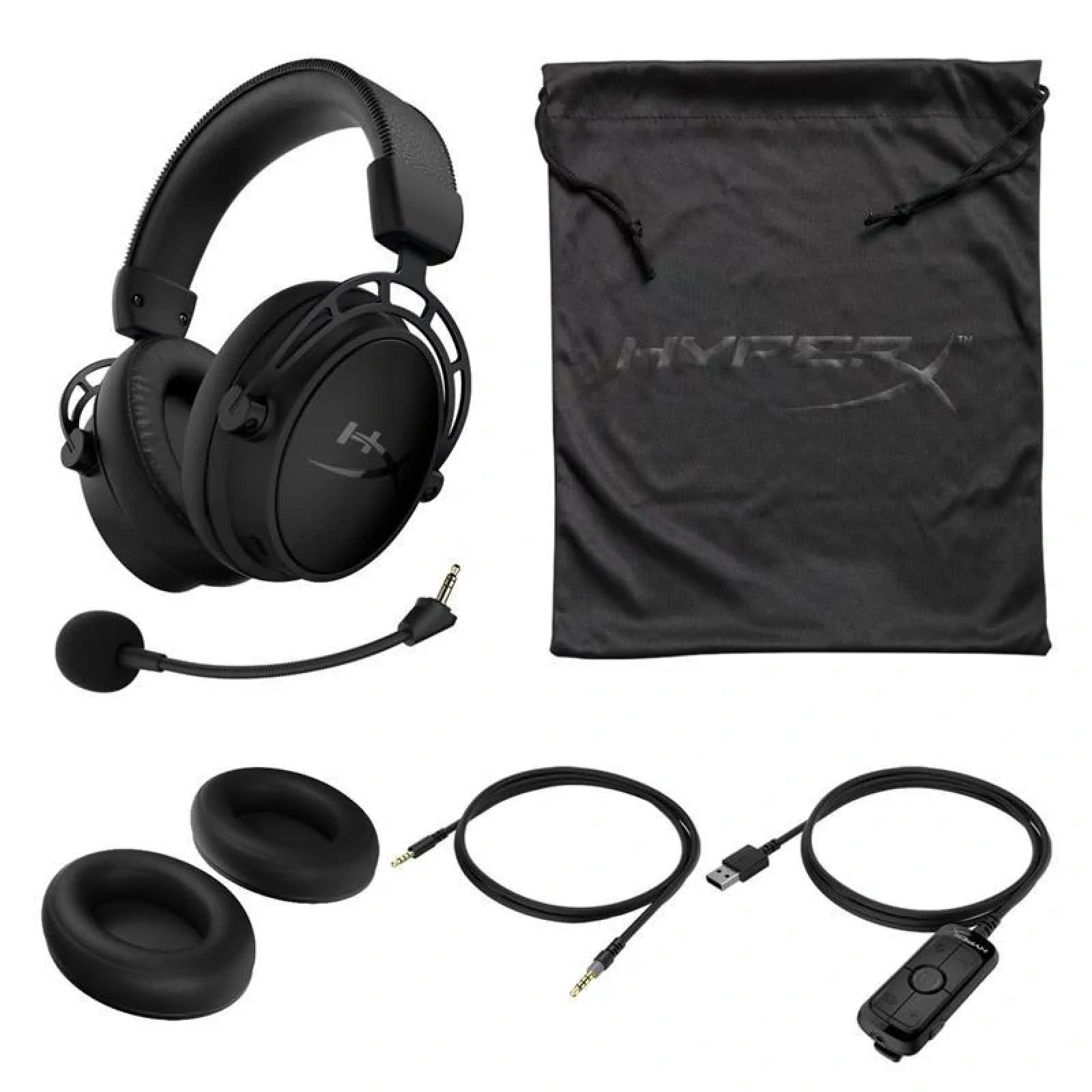 Гарнітура HyperX Cloud Alpha S 3.5mm/USB Black, 4P5L2AA UA