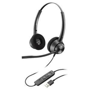 Гарнітура комп'ютерна стерео On-ear Poly EncorePro 320, USB-A, всеспрямований, чорний, 767G0AA UA
