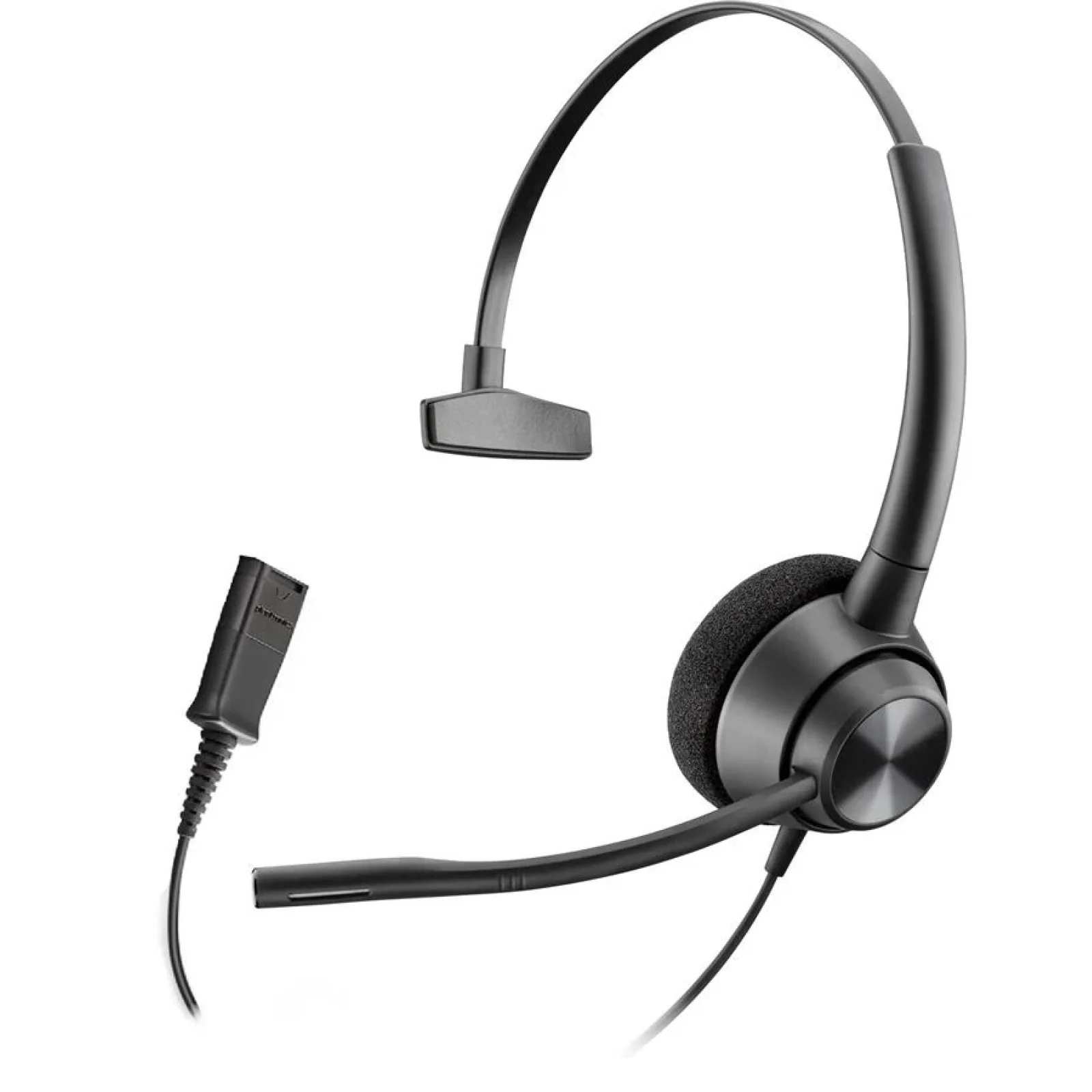 Гарнітура комп'ютерна моно On-ear Poly EncorePro 310, Quick Disconnect, всеспрямований, Black, 77T43AA UA