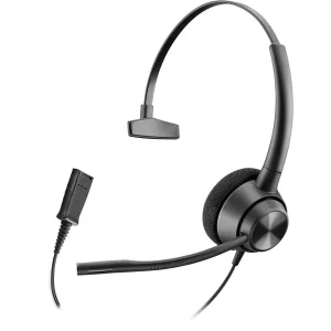 Гарнітура комп'ютерна моно On-ear Poly EncorePro 310, Quick Disconnect, всеспрямований, чорний, 77T43AA UA
