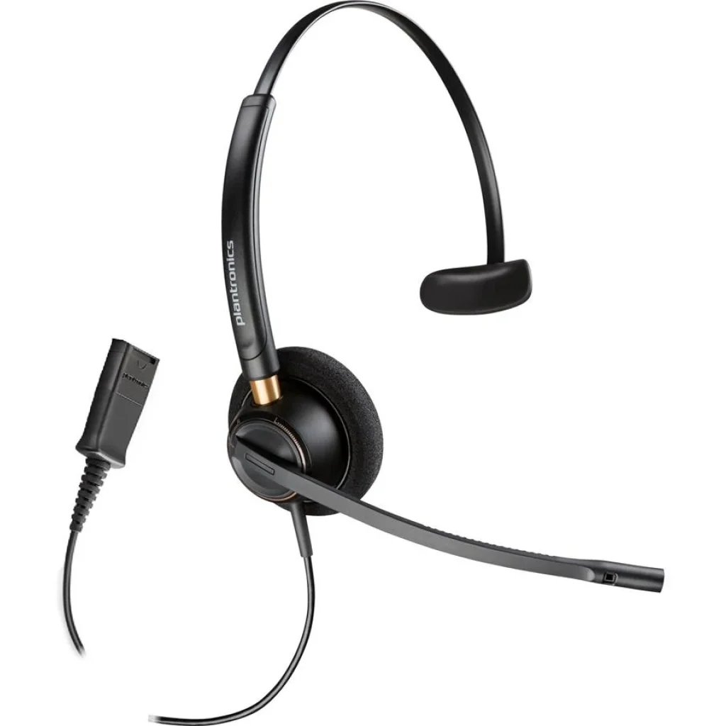 Гарнітура комп'ютерна моно On-ear Poly EncorePro 510, Quick Disconnect, всеспрямований, чорний, 783Q2AA UA