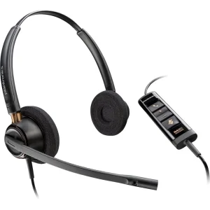 Гарнітура комп'ютерна стерео On-ear Poly EncorePro 525-M, USB-A, всеспрямований, чорний, 783R2AA UA