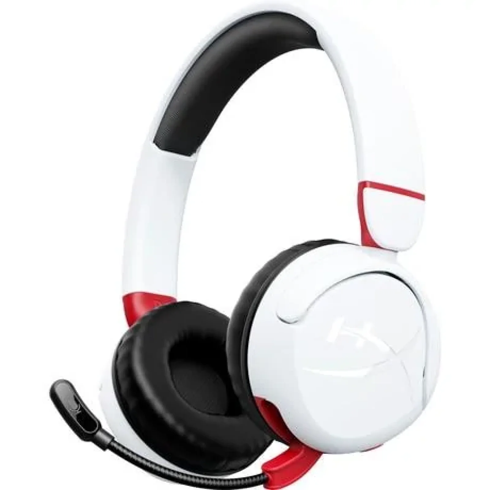 Гарнітура ігрова HyperX Cloud Mini, mini-jack/BT, 1.2м, White-Red (7G8F2AA) UA