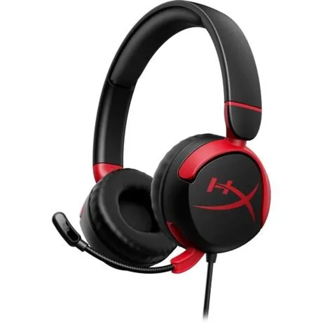 Гарнітура ігрова HyperX Cloud Mini, mini-jack, 1.2м,чорний-червоний, 7G8F4AA UA