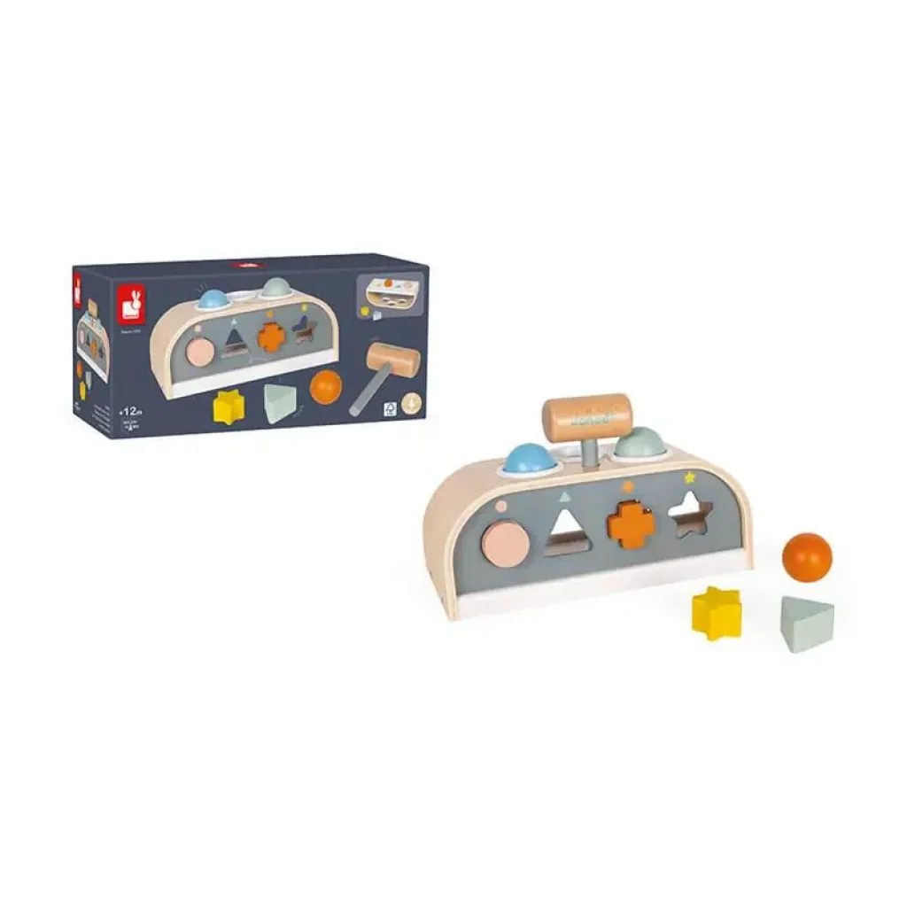 Сортер Janod Sweet Cocoon 3в1 (J04409) UA