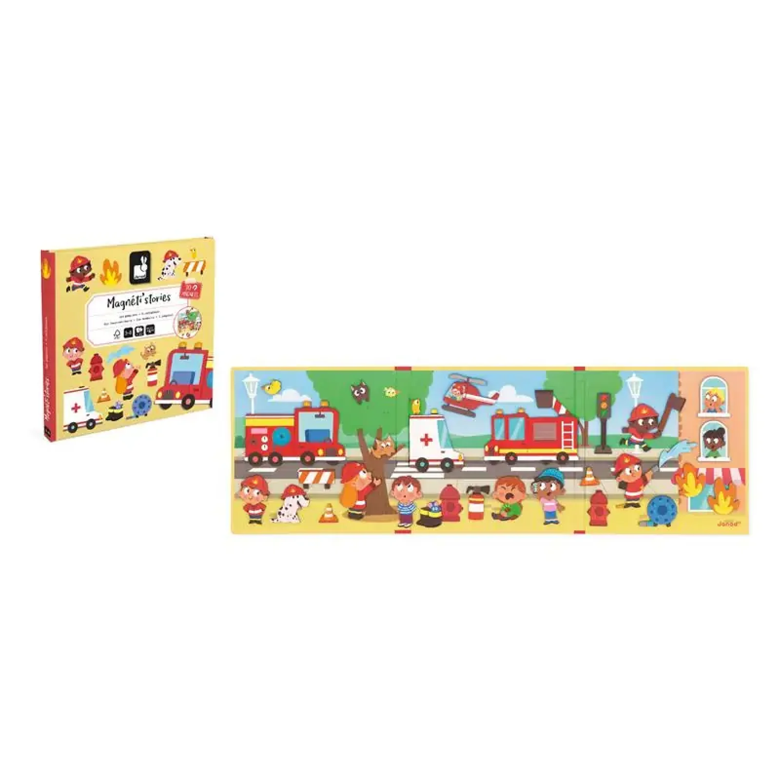 Магнітні історії Janod Пожежники 30ел (J05453) UA