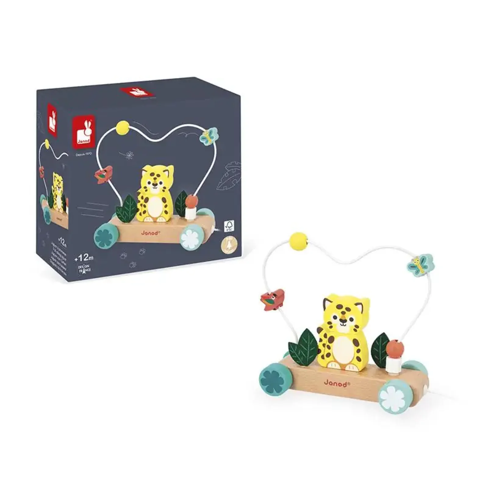 Розвиваюча гра Janod Ягуар тропік (J08281) UA