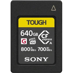 Карта пам'яті Sony CFexpress Type A 640GB R800/W700 Tough, CEAG640T.SYM UA