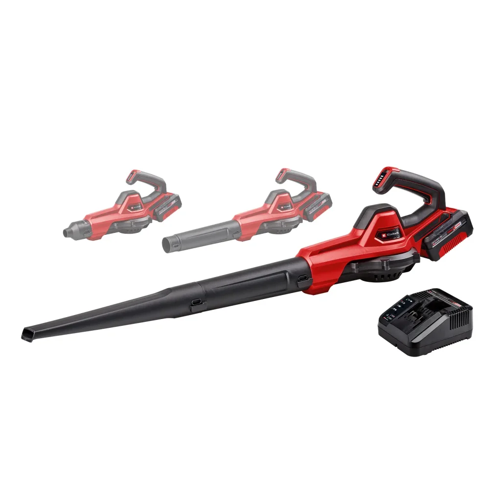 Повітродув універсальний акумуляторний Einhell GE-UB 18/250 Li E 1x4.0Ah, PXC, 18В, акумулятор 4 Аг, 15000 об/хв, 230 км/год, 120 м3/год, 1.78 кг (3433560) UA