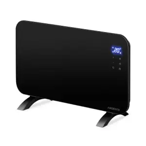 Конвектор ARDESTO CHH-2000EBG 20м2, 2000Вт, WI-FI, електр. кер-ння, ПДК, закр. нагрів. елемент, дисплей, програматор, таймер, IP24, скло, чорний UA