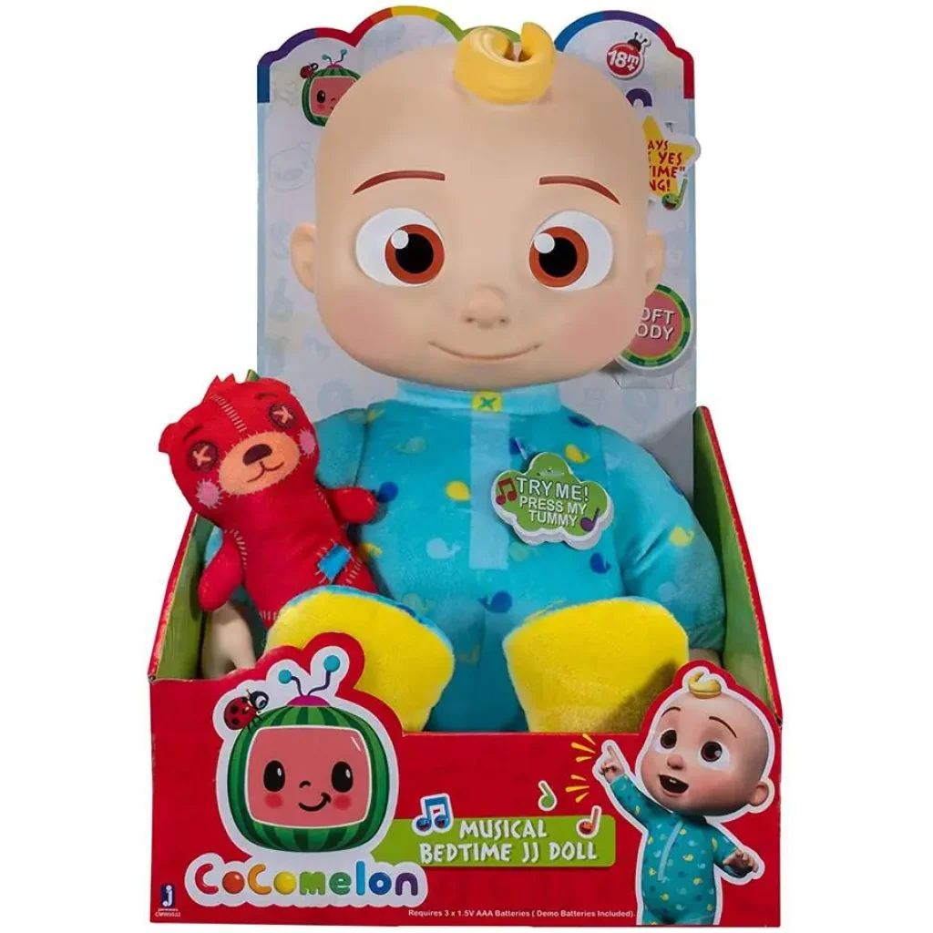 М’яка іграшка CoComelon Roto Plush Джей Джей час сну, зі звуком (CMW0032) UA