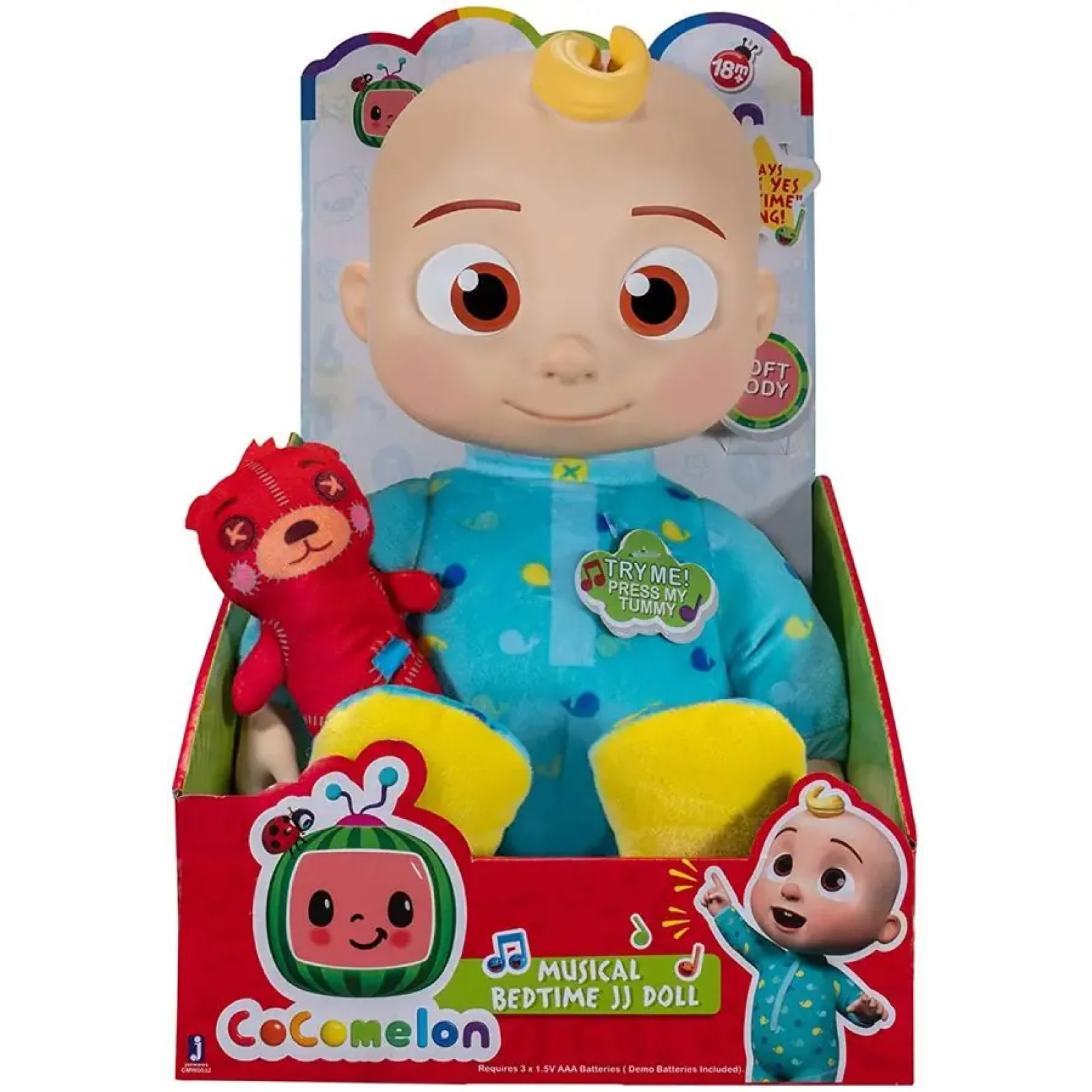 М’яка іграшка CoComelon Roto Plush Джей Джей час сну, зі звуком (CMW0032) UA
