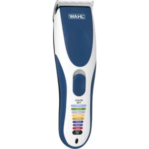Набір для стрижки WAHL Color Pro Cordless, мережа+акум., гребінець, ножиці, сталь, синій, 09649-016 UA