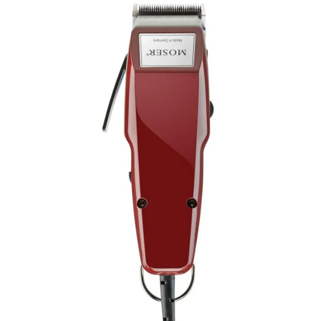 Машинка для стрижки Moser Edition Burgundy, від мережі, вібраційний мотор, насадок-4, сталь, бордовий, 1400-0278 UA