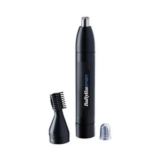Тример для стрижки волосся в носі та вухах Babyliss E652E 2 насадки чорний UA