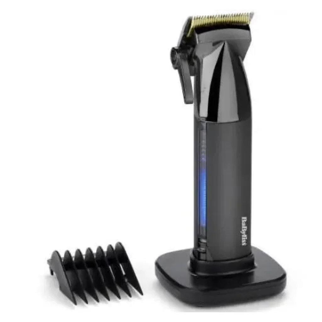 Машинка для стриження Babyliss Super-X Metal Series, акум., насадок-12, сталь з графітовим покриттям, чорно-сріблястий, E991E UA