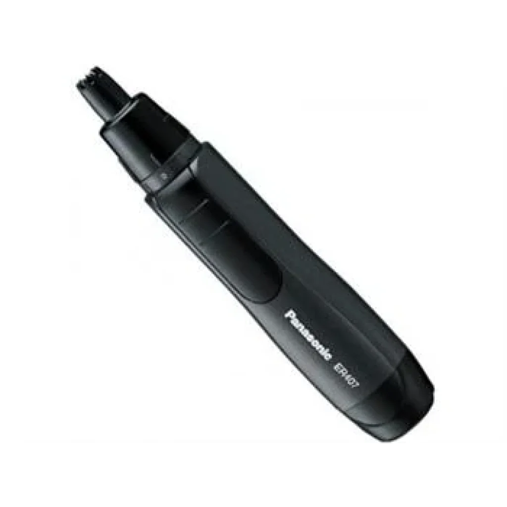 Тример Panasonic, для носа, 1хАА, насадок-1, сталь, чорний, ER407K520 UA