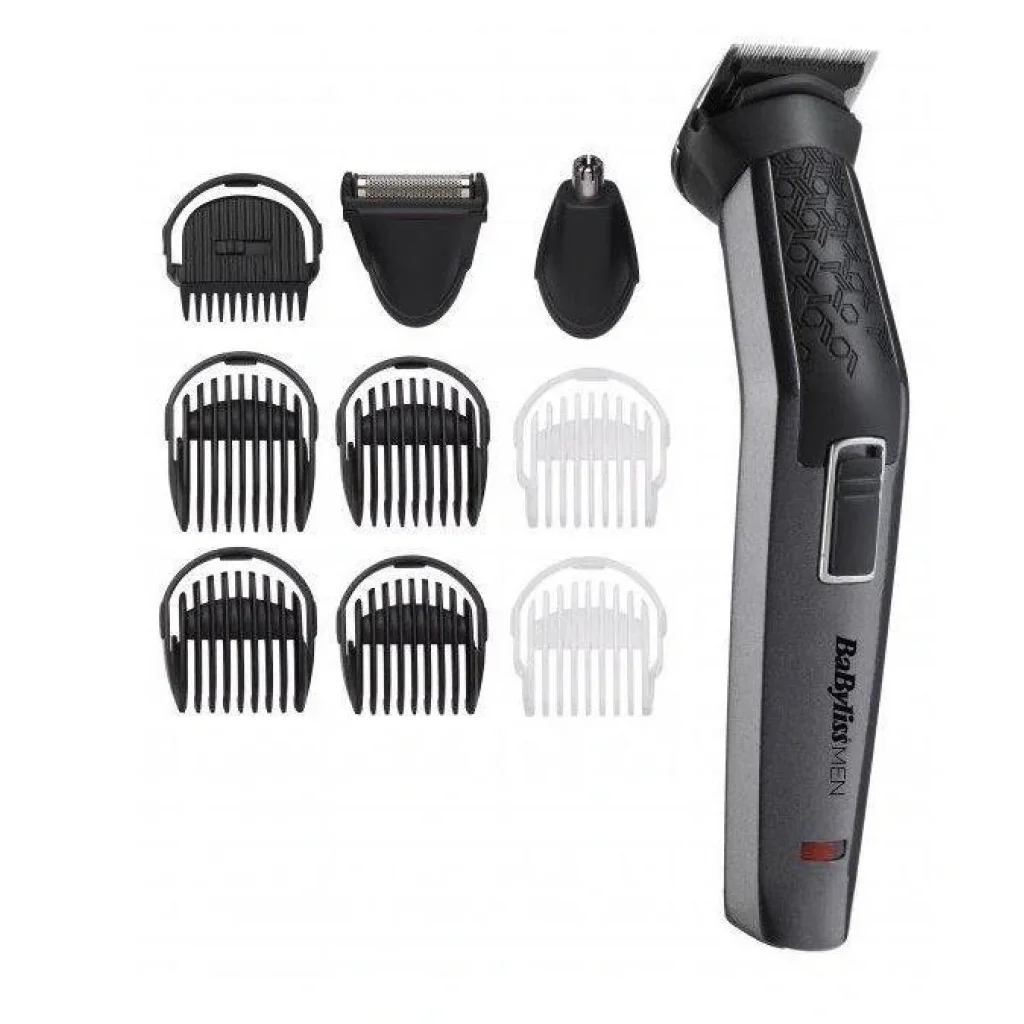Набір для стрижки волосся Babyliss MT727E 10 в 1 10 насадок cірий UA