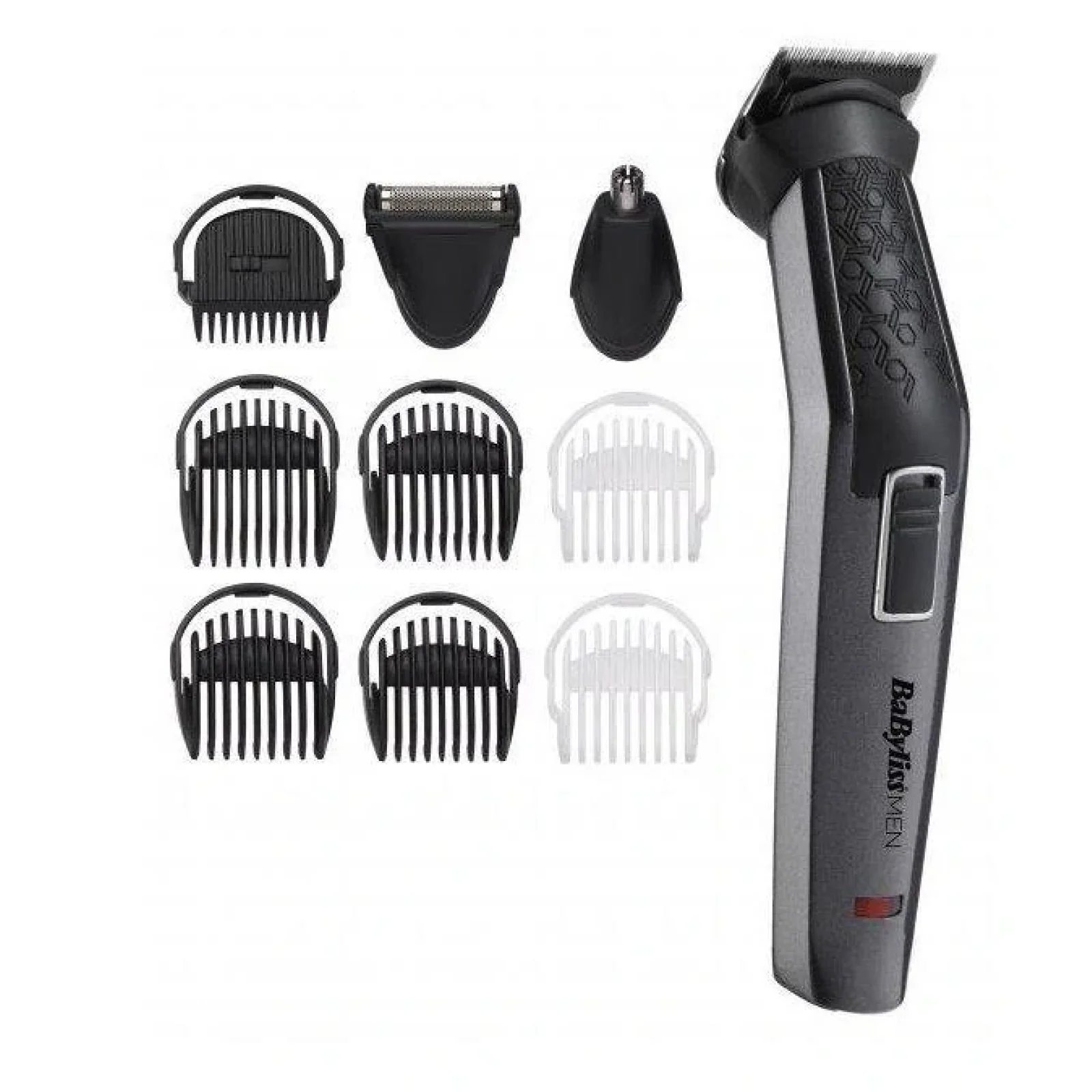 Набір для стрижки волосся Babyliss MT727E 10 в 1 10 насадок cірий UA