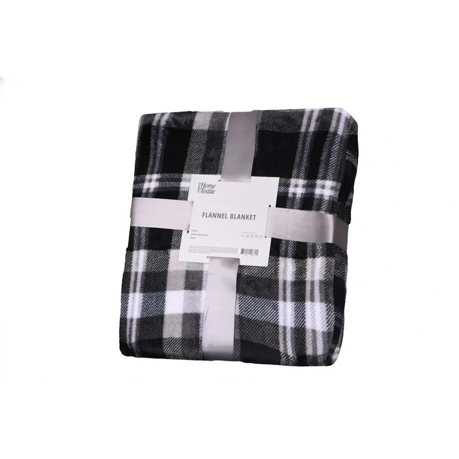 Плед Ardesto Flannel, 160х200см, 100% поліестер, клітинка сіра, ART0101PB UA