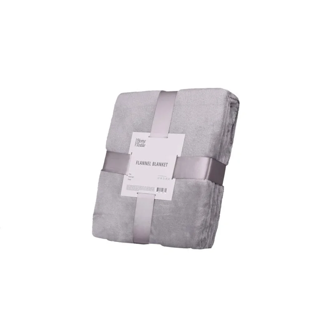 Плед Ardesto Flannel, 200х220см, 100% поліестер, сірий, ART0204SB UA