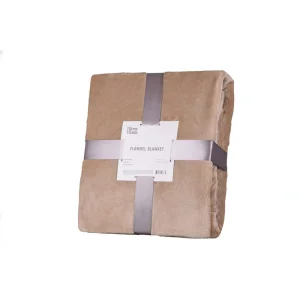 Плед Ardesto Flannel, 200х220см, 100% поліестер, беж, ART0206SB UA