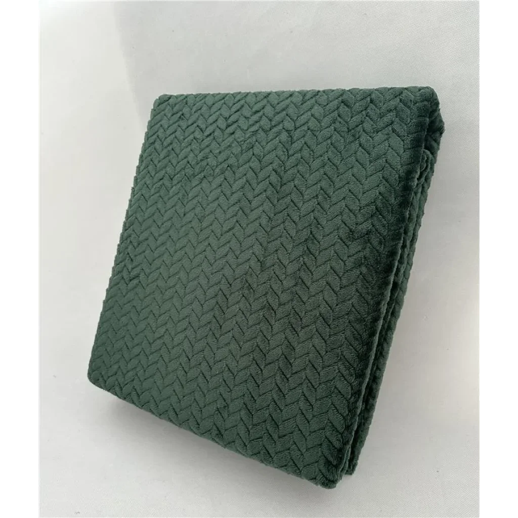 Плед Ardesto Jacquard Braid 200х220см, 100% поліестер, смарагдовий, ART0208JB UA