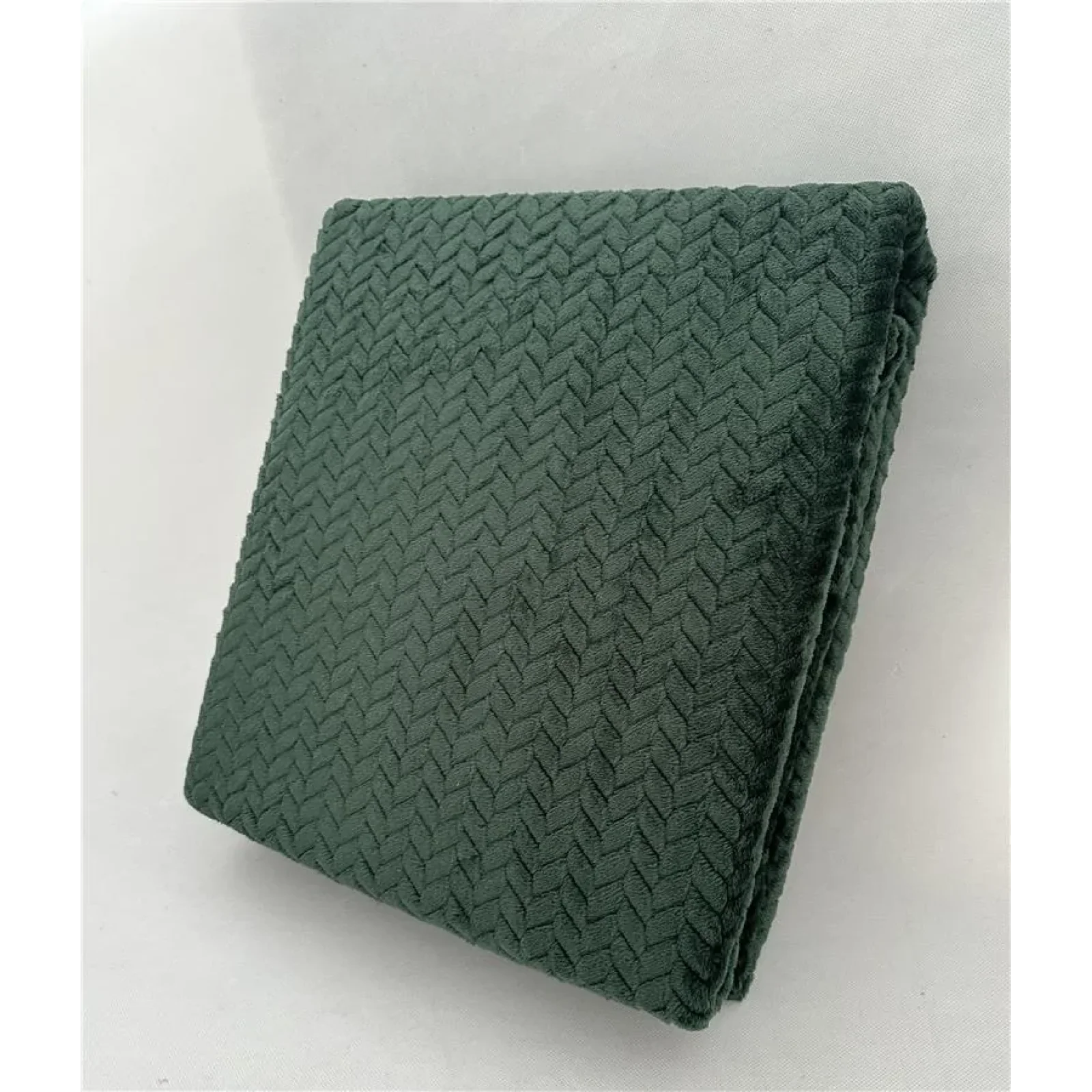 Плед Ardesto Jacquard Braid 200х220см, 100% поліестер, смарагдовий, ART0208JB UA
