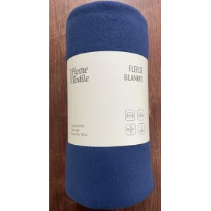 Плед Ardesto Fleece, 130x160 см, 100% поліестер, синій, ART0707PB UA