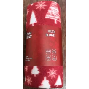 Плед Ardesto Fleece 130x160см, 100% поліестер, засніжені ялинки, ART0715PB UA