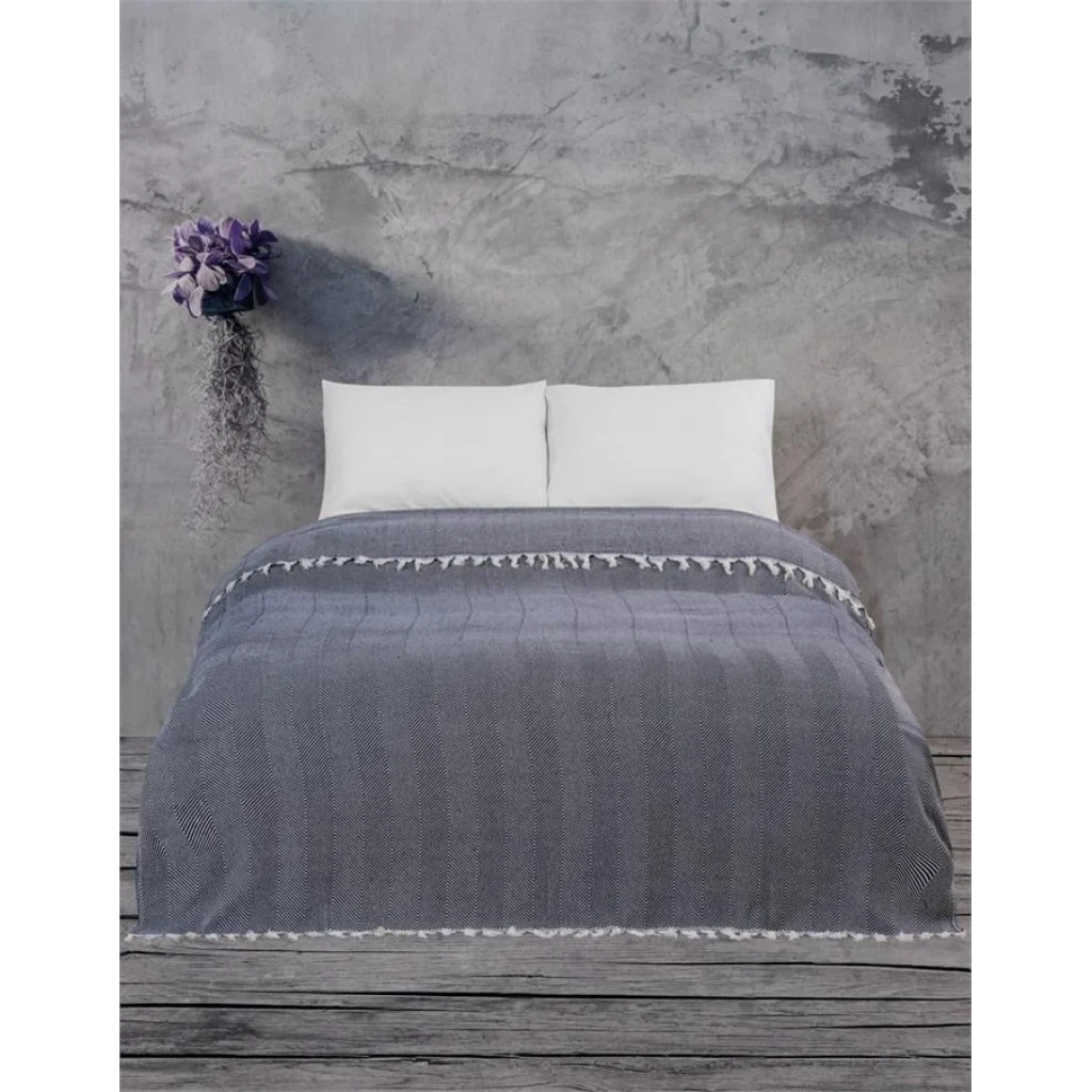 Плед Ardesto Summer 150х230см, 100% хлопок, синий, ART0915SB UA