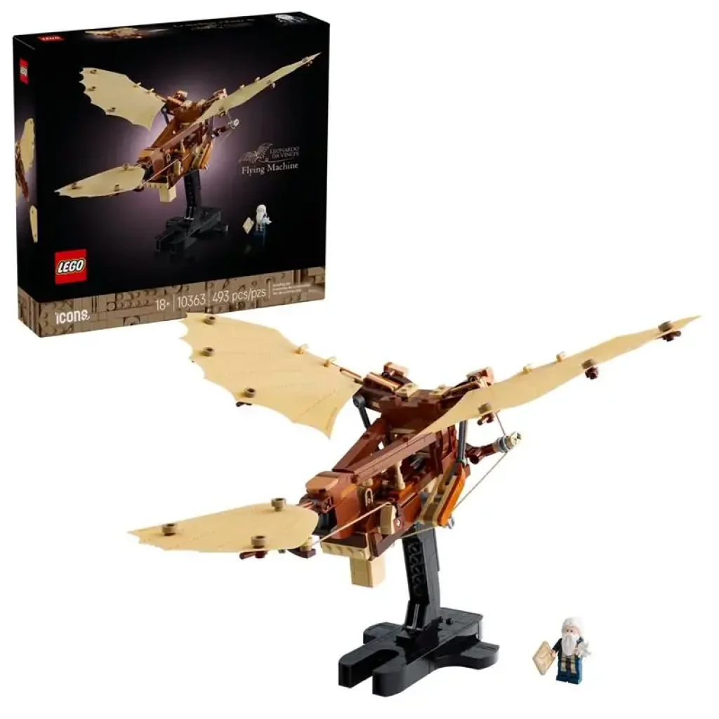 Конструктор LEGO Icons Літальний апарат Леонардо да Вінчі (10363) UA