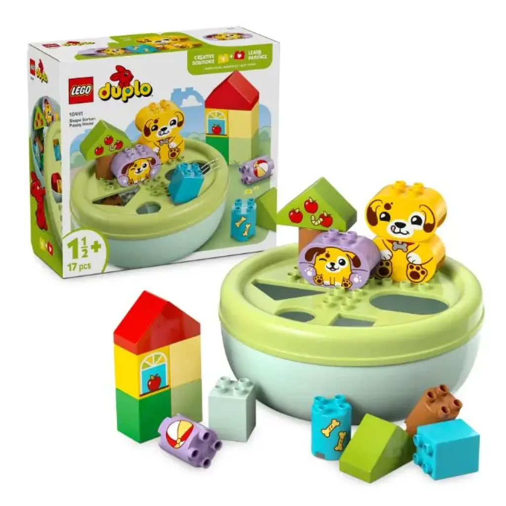 Конструктор LEGO DUPLO My First Сортувальник фігур: будинок для цуценят (10441) UA