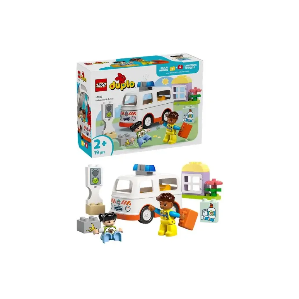 Конструктор LEGO DUPLO Town Швидка допомога та водій (10447) UA