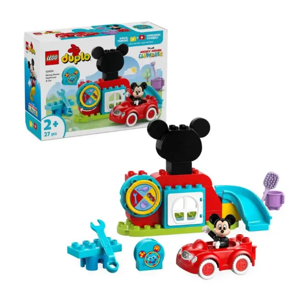 Конструктор LEGO DUPLO Disney Міккі Маус: Клубний будинок і автомобіль (10454) UA