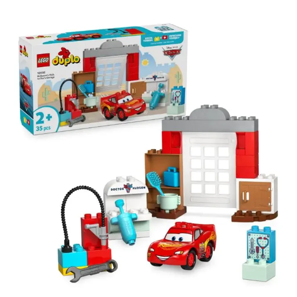 Конструктор LEGO DUPLO Disney Візит МакКвіна в гараж Дока (10456) UA
