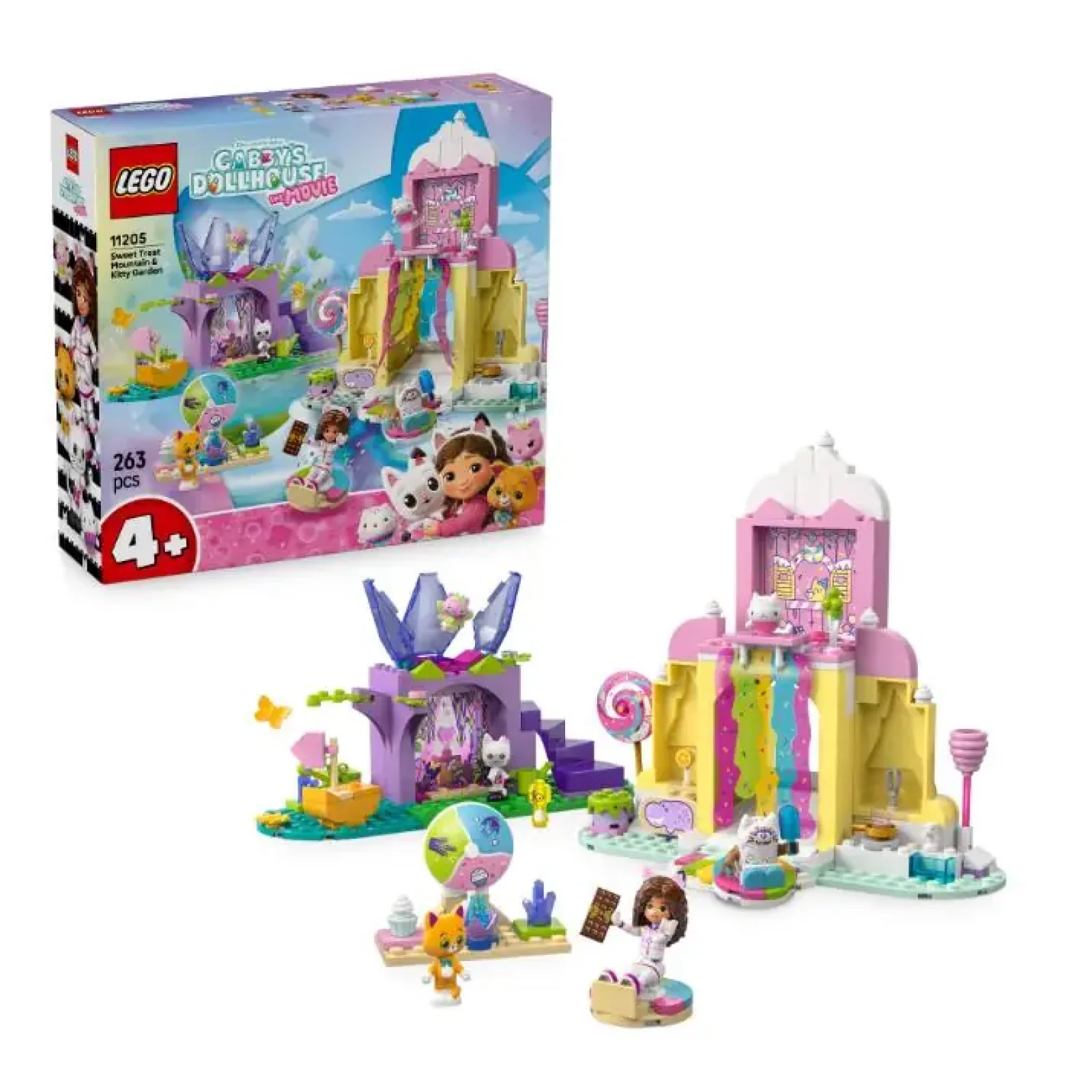 Конструктор LEGO Gabby's Dollhouse Гора солодощів і сад Кітті (11205) UA