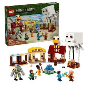Конструктор LEGO Minecraft Напад на село з повітряною кулею Ґаст (21273) UA