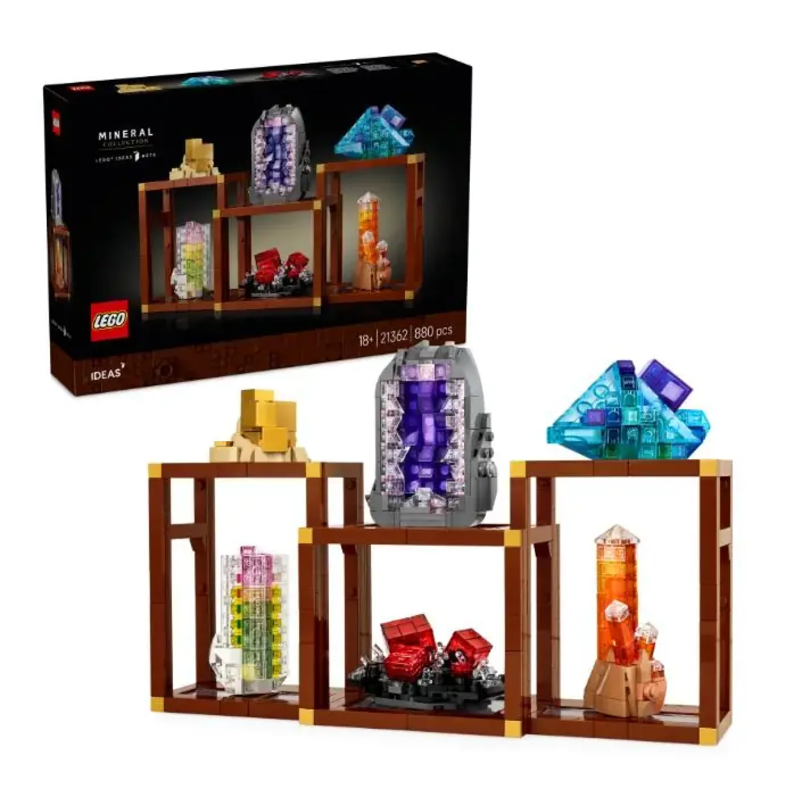 Конструктор LEGO Ideas Колекція мінералів (21362) UA